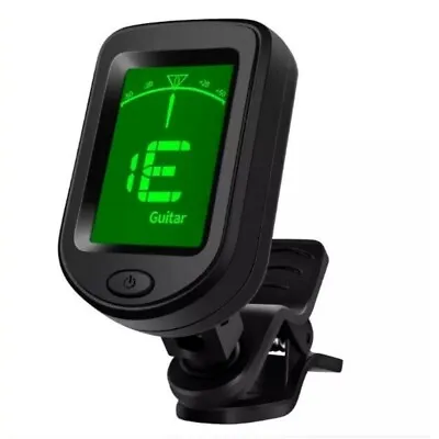 For Ukulele Violin For Bass Guitar Electric Tuner LCD Clip-On Digital Chromatic • £4.51