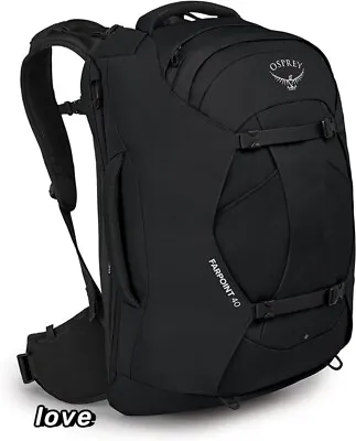 Osprey Farpoint 40L Men's Travel Backpack Black One Size Brand New • $170.99