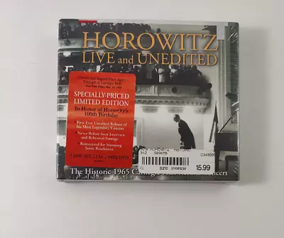 HOROWITZ LIVE AND UNEDITED ~ 965 CARNEGIE HALL [CD] BRAND NEW & SEALED J10 • $13.95