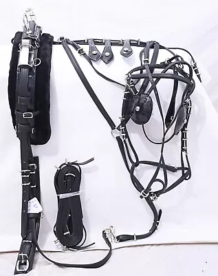 Biothane Quick Hitch Horse Harness Set Black Colour Full Size • £199