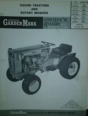 $132.41 • Buy Wards Garden Mark Lawn Tractor & Implements Owner & Parts (2 Manuals) GIL-33010A