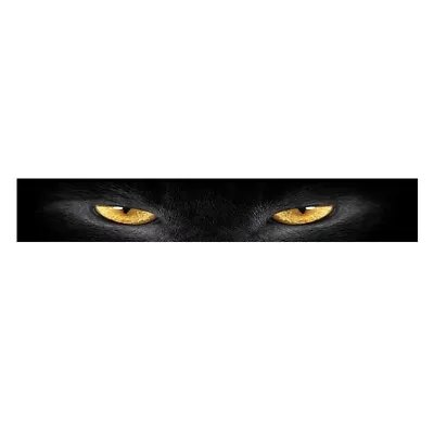 Front Windshield Decals Yellow Eye Leopard Sticker Sunshade For Car Truck SUV • $12.50