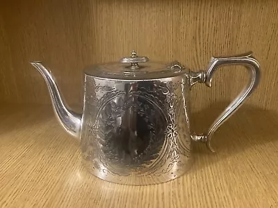 Antique Silver Plated Teapot By Maclaurin Brothers Sheffield  • £12.99