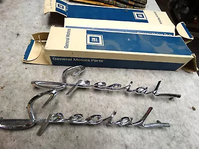 Genuine Holden Ej Eh Front Fender Special Badges X Pair Nos Nasco • $189