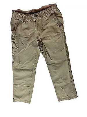 Gh Bass Mens Pants 32wE 30 L A Brown Groundwork Hiking Work Utility Outdoor (Ha • $19.55