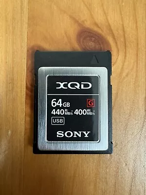 Sony XQD 64GB G Series • £85