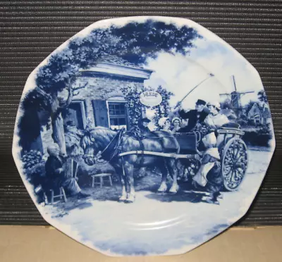 Ter Steege Bv Delft Blauw Hand Decorated In Holland Plate 10.5  WEDDING DAY • $8