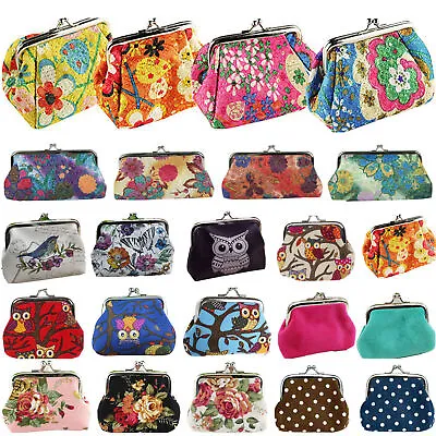 £4.07 • Buy Women's Floral Small Wallet Coin Purse Money Card Clutch Mini Pouch Bag Handbag