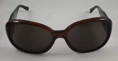 Chanel 5113  Camellia . Dark Brown Plastic Frame Sunglasses • $365