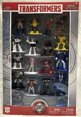 NEW Jada Toys TRANSFORMERS NANO METALFIGS 2in Die-cast 18-Figure Collector Set • $22.99