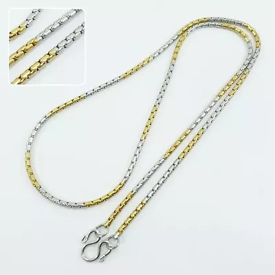 $25 • Buy Phavai Design Stainless Necklace 25.5   Length 2.5mm Thai Amulet