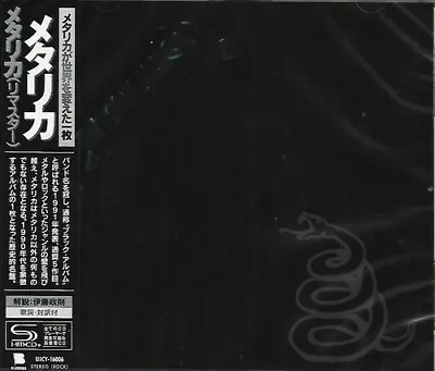 Metallica The Black Album Japan Cd 2021 Remaster Shm Audiophile Cd - Brand New! • $30.88