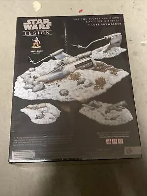 $80 • Buy CRASHED X-WING BATTLEFIELD EXPANSION, Star Wars: Legion FFG, BNIB, Rebels
