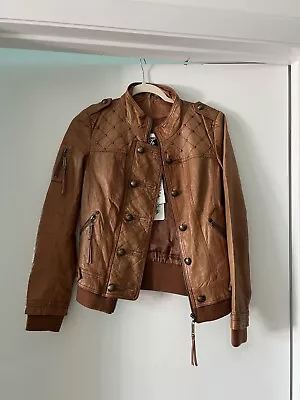 NEW! Vero Moda Leather Jacket Women’s Size XS • $43