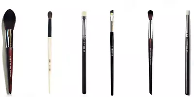 Full Sz Face & Eye Tools | 6pc. Luxury Makeup Brush Set | Powder Eyeshadow Blush • $46.48