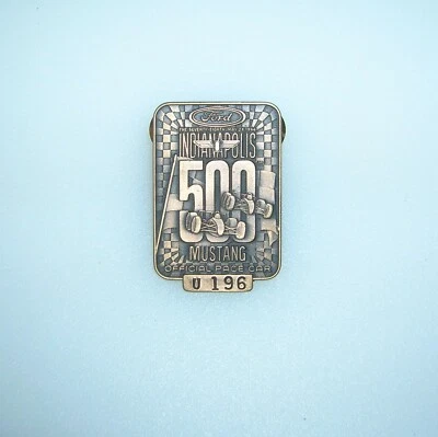 $30 • Buy 1994 Bronze Indianapolis Motor Speedway Indy 500 Pit Badge #U196   With Patina