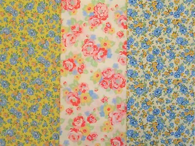 Retro 30's Child Smile 31796 31444 Lecien Vintage 1930's Floral Flowers Rose OOP • $8.75