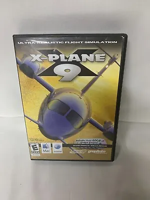 X-PLANE 9 Inc 60GB Of Scenery APPLE MAC DVD Rom XPLANE Flight Simulator Sim • £17.48