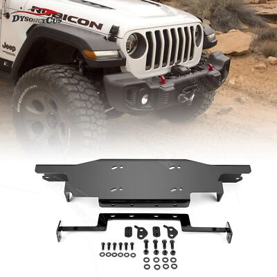 $189.99 • Buy For 2018-2023 Jeep Wrangler JL JLU & Gladiator W/ Metal Bumper Winch Mount Plate