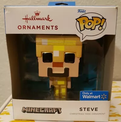 Hallmark Funko Pop Minecraft Steve Exclusive Ornament BLEMISHED Box  • $8.45