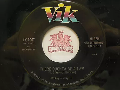 Mickey & Sylvia – There Oughta Be A Law / Dearest 45 RPM VG+ (12E) • $7.95