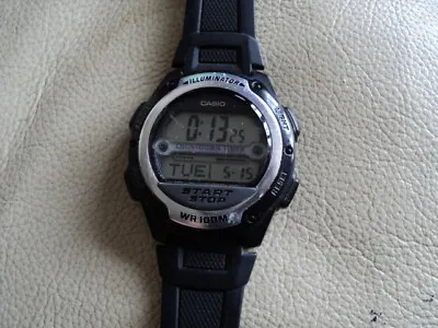 £15 • Buy Casio W-756 World Time Alarm Chrono Digital Watch Working