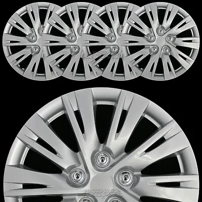 15  Set Of 4 Wheel Covers Snap On Hubcaps Full Hub Caps Fit R15 Tire & Steel Rim • $54.99