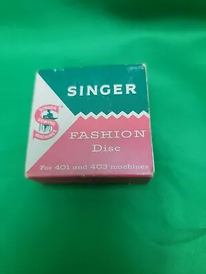 $6.90 • Buy Singer Simanco #12 Flat Black Fashion Disc Stitch Cams