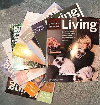 Vintage Martha Stewart Living Magazines 1999 Lot 8 Issues • $23.99