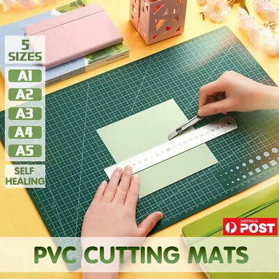 Junesix A1 A2 A3 A4 A5 PVC Cutting Mat Durable DIY Self Healing Engraving Pad AU • $20.76