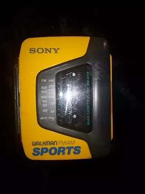 Sony Sports Walkman WM-AF59 AM/FM Radio Cassette Player Tape Vintage Working • $29.99
