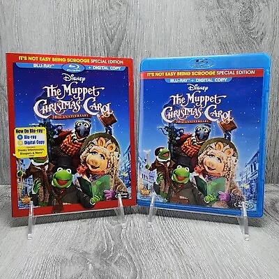 The Muppet Christmas Carol (1992) Blu-ray + OOP Rare Slipcover Disney 20th Ann • $13.99