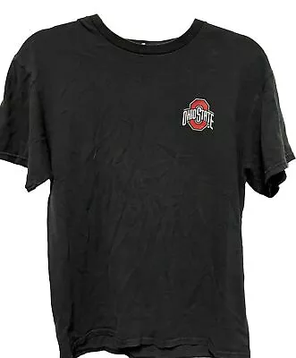 Vintage Size M/L Ohio State Buckeyes Black T-shirt College Sports Fan Go Bucks • $13.50