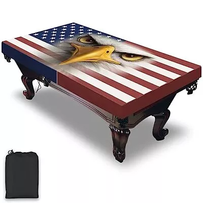 8Ft Pool Table Cover Billiard Table Cover Waterproof & Dustproof Outdoor/Indoor • $61.73