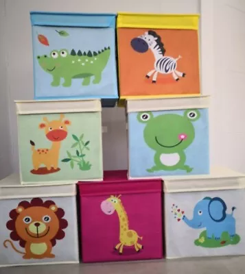 Storage Box With Lid Cute Animal Design • £3.99