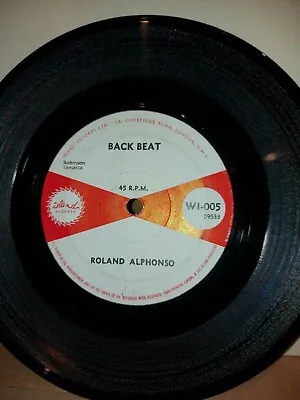 £25 • Buy Roland Alphonso -Back Beat / Roy & Millie   We'll Meet Island WI-005