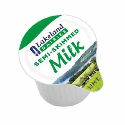 Lakeland Semi Skimmed Milk Jiggers 120 Pots / Portions • £12.99