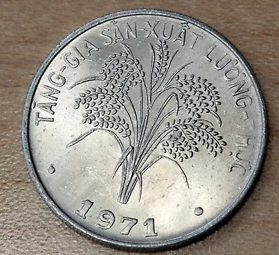 1971 Vietnam 1 Dong  Unc. • $2.28