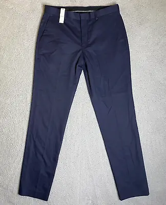 J Crew Ludlow Slim Fit Chino Pants Mens 31x32 Blue 100% Cotton Casual Preppy NWT • $23.33