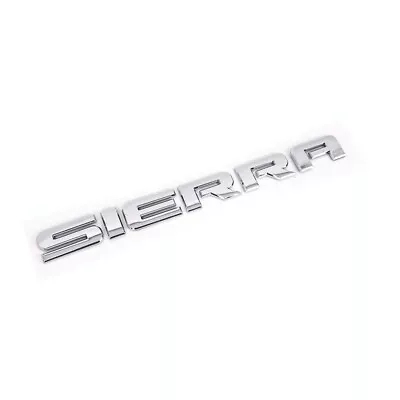 1pc GMC 2007-20 Sierra OEM Chrome Front Door / Tailgate Badge Emblem Nameplate  • $15.33