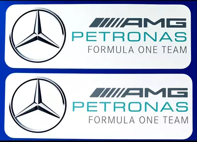 2x 200mm Compatible With Amg Petronas F1 Team Mercedes Decal Vinyl Stickers • £4.99