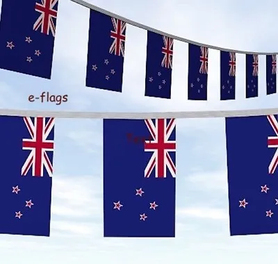 10 Metres NZ New Zealand Kiwi Flag Party Bunting Speedy Delivery • £4.95