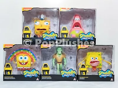 5 Set Of New SpongeBob Sqauarepants Masterpiece Meme 8” Figures SERIES 1 • $97.99