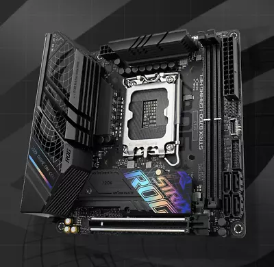 UPDATED BIOS ASUS ROG STRIX B760-I GAMING WIFI LGA 1700 Intel Gaming Motherboard • $122.50