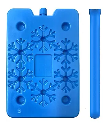 Blue Freezer Cool Reusable Blocks Ice Pack Cooler For Picnic Travel Carvan Boxes • £10.95