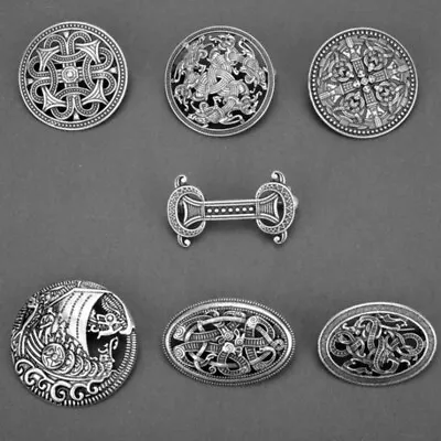 1PC Medieval Viking Shield Brooches Pin Cloak Shawl Pin Celtic Norse Jewelle-W_ • $6.95