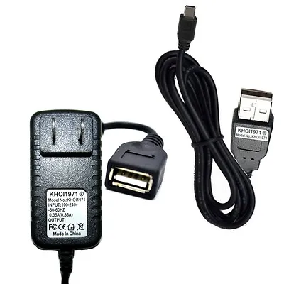 7.0-FEET WALL Charger AC Adapter USB Cable For MOTOROLA MBP853 Baby Monitor • $14.95