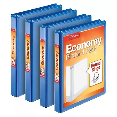 Economy 3 Ring Binder 1 Inch Presentation View Blue Holds 225 Sheets Non... • $27.15