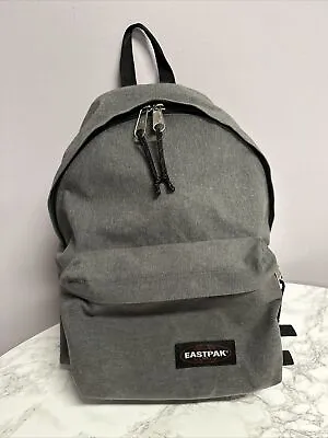 Eastpak Grey Backpack Rucksack Bag - FREE POSTAGE • £20.99