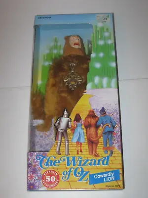 The Wizard Of Oz  COWARDLY LION  8875 Doll New Vtg. 1988 Multi Toys Corp • $14.95